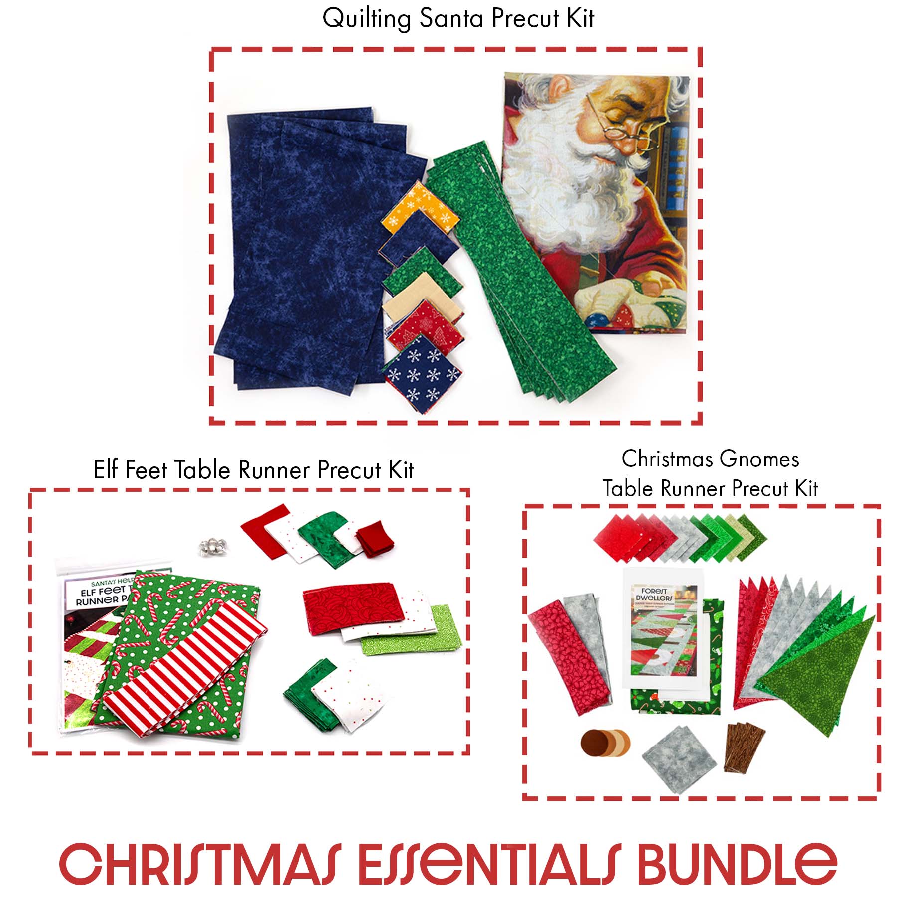 Christmas Essentials Precut Quilting Bundle