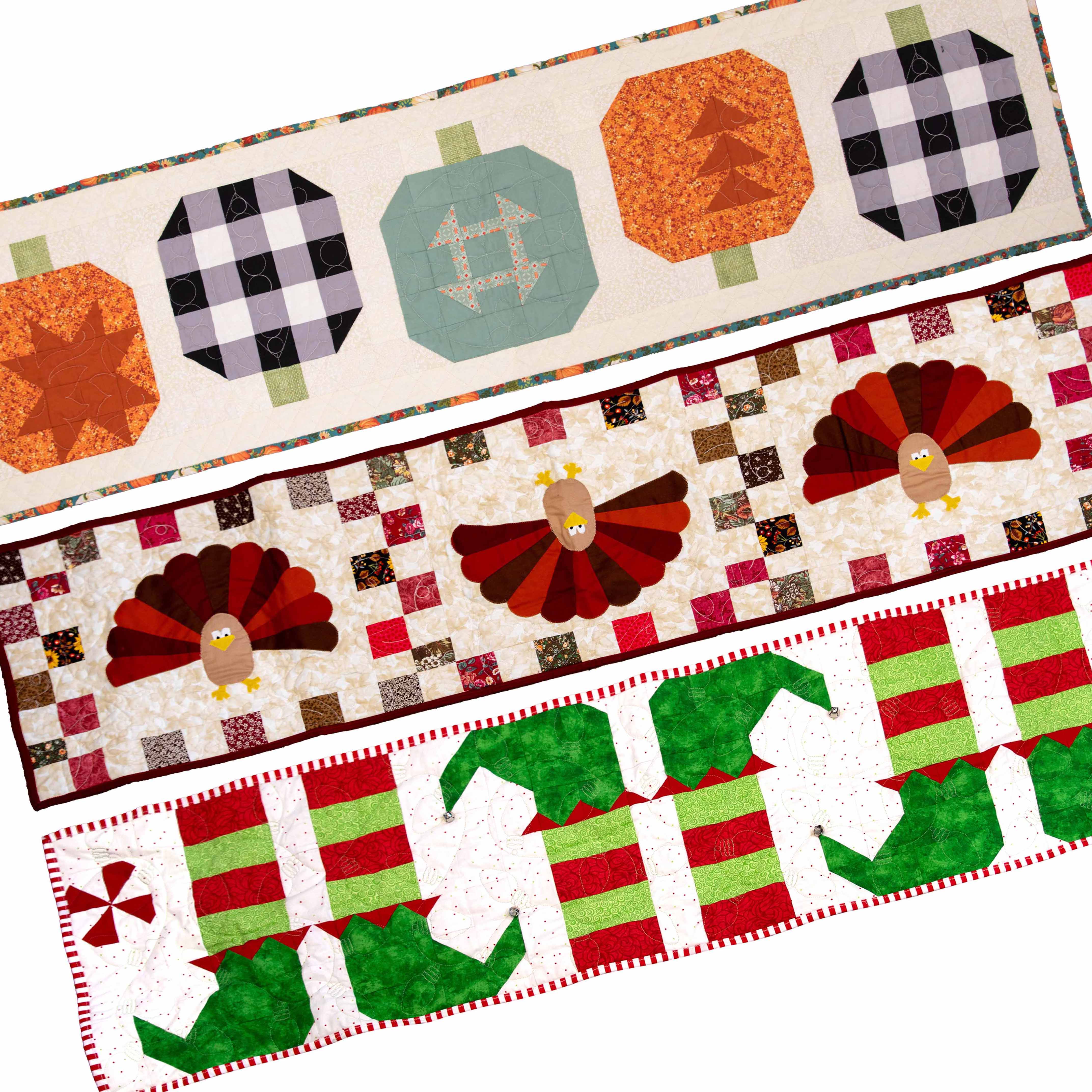 holiday quilted table runner bundle