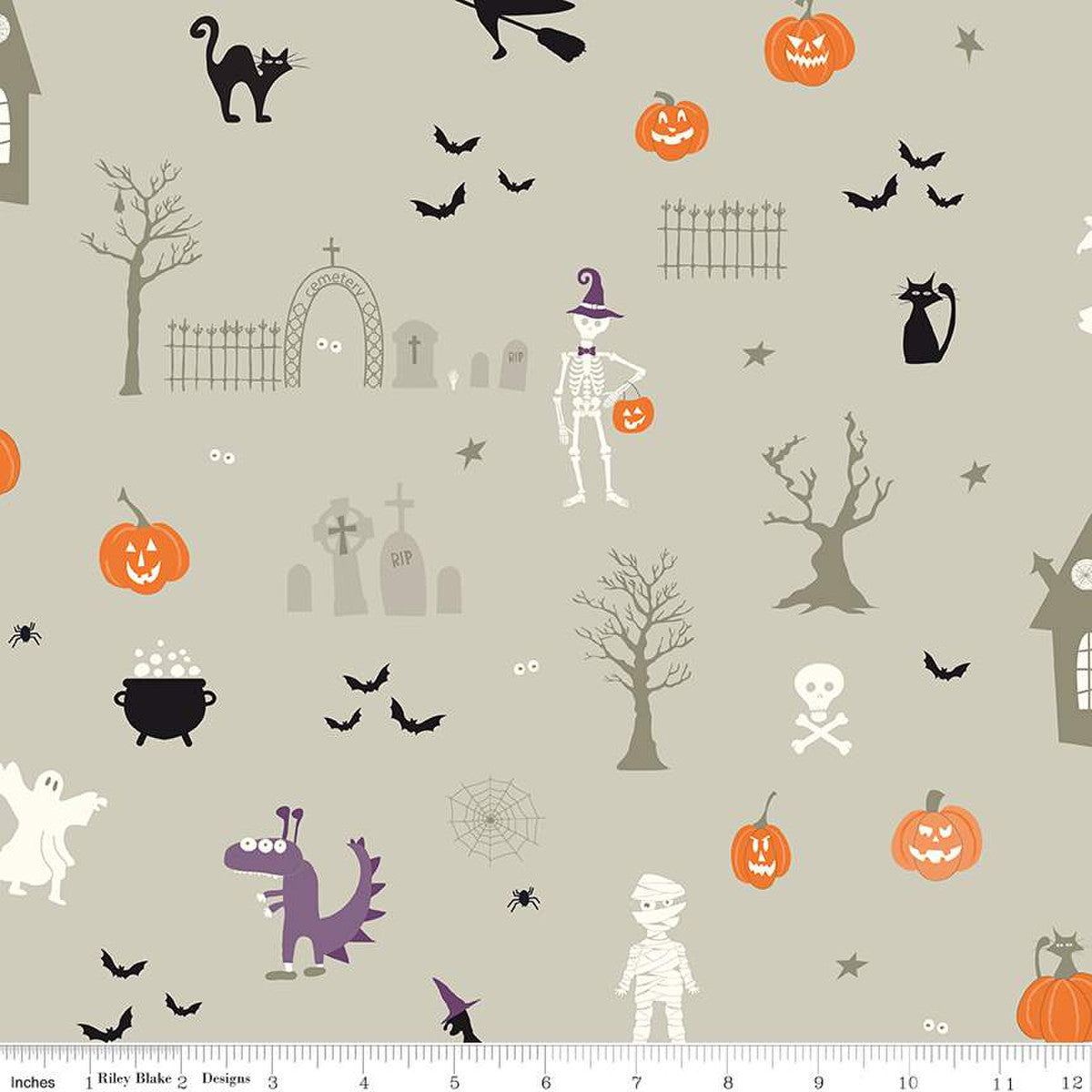 Beggar's Night 10 Inch Stacker Halloween fabric Riley Blake