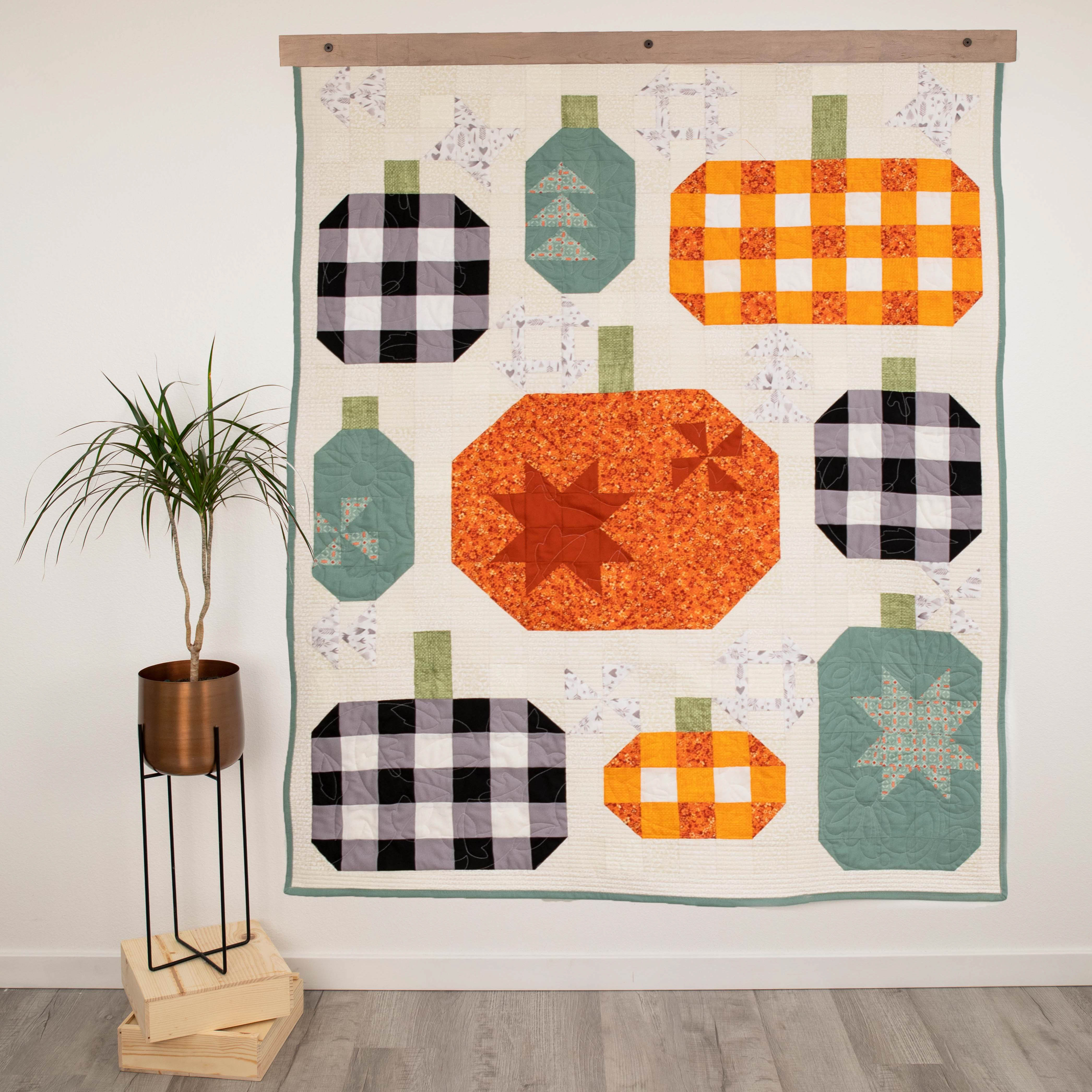 Pumpkin Patchwork Quilt Kit