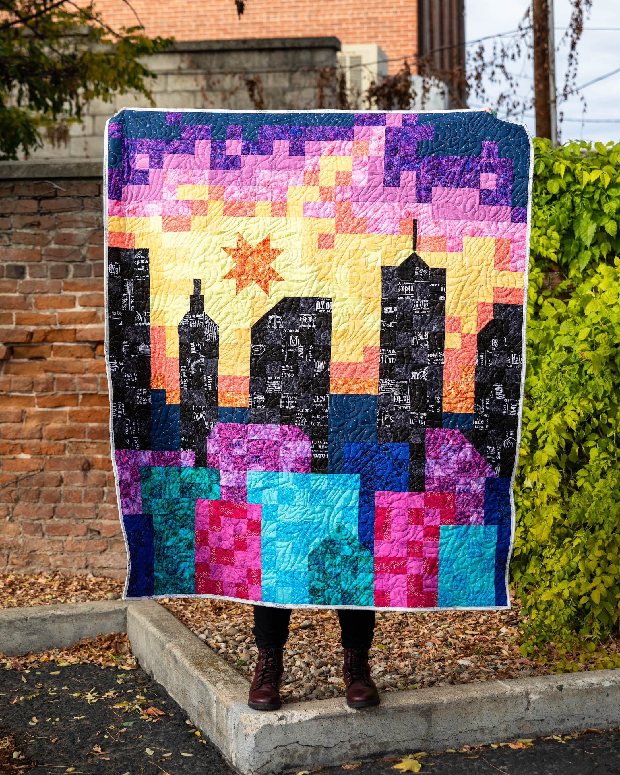 City Blocks Precut Quilt Kit