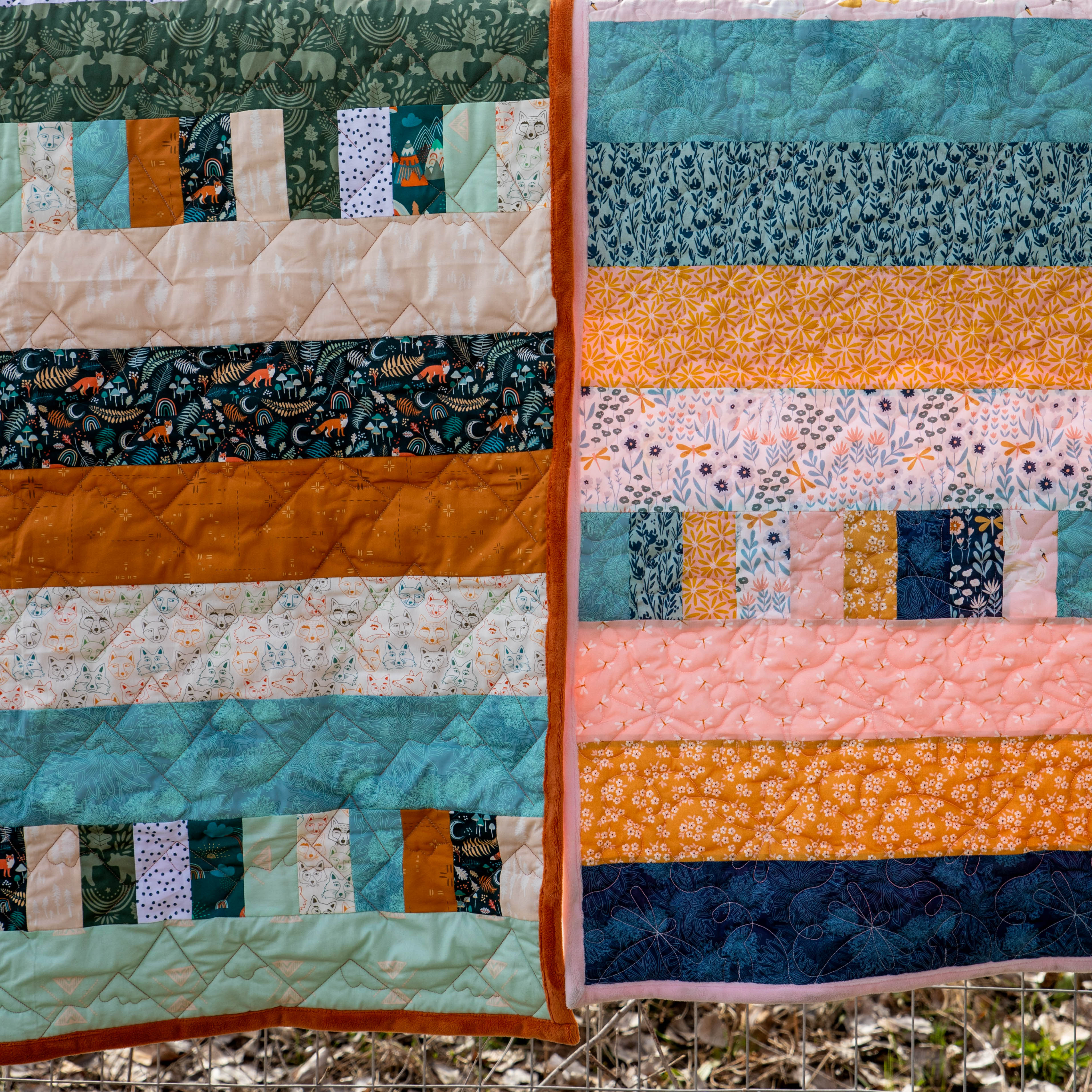 Bricks and Beams Quilt Kit - Little Swan