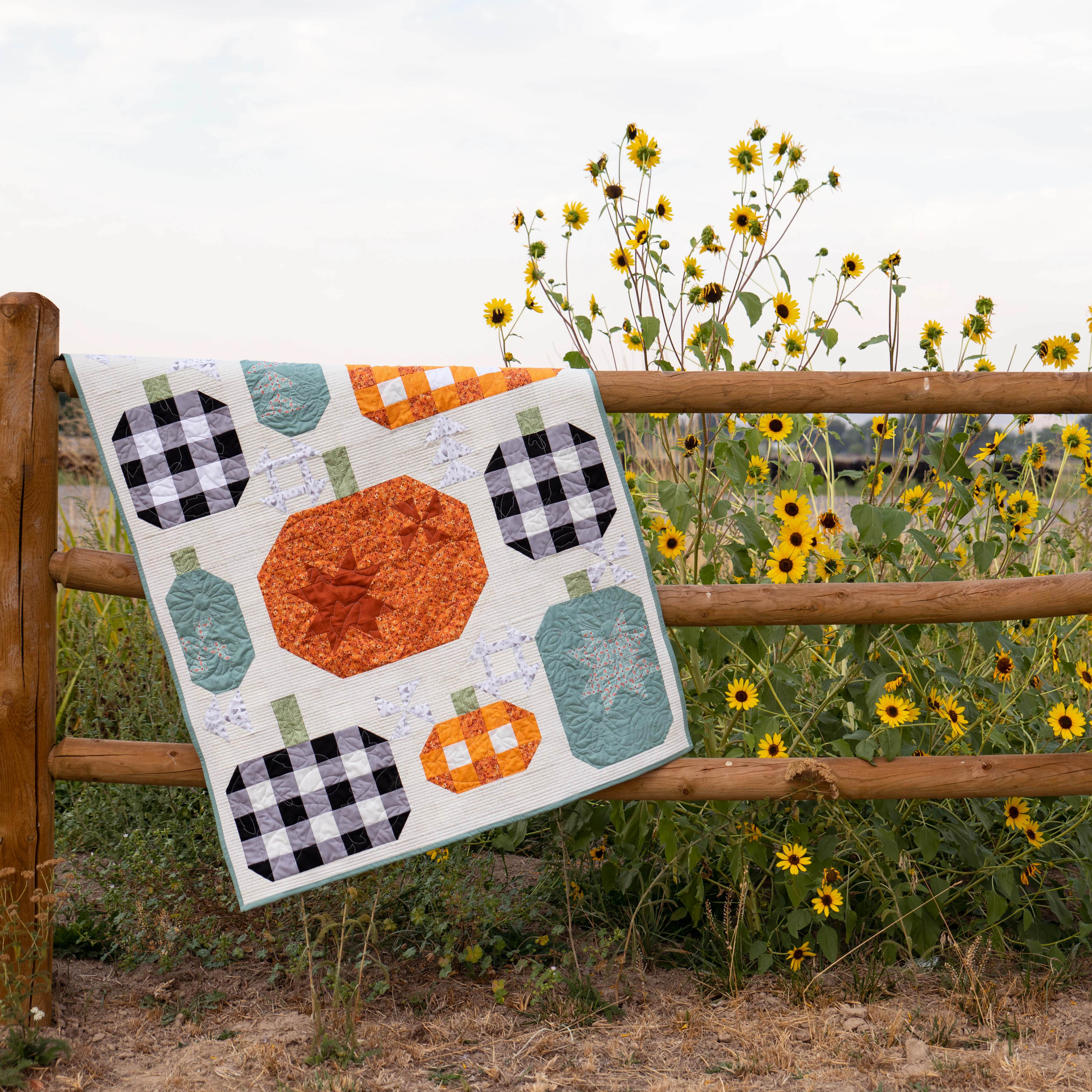 Pumpkin Patchwork Quilt Kit