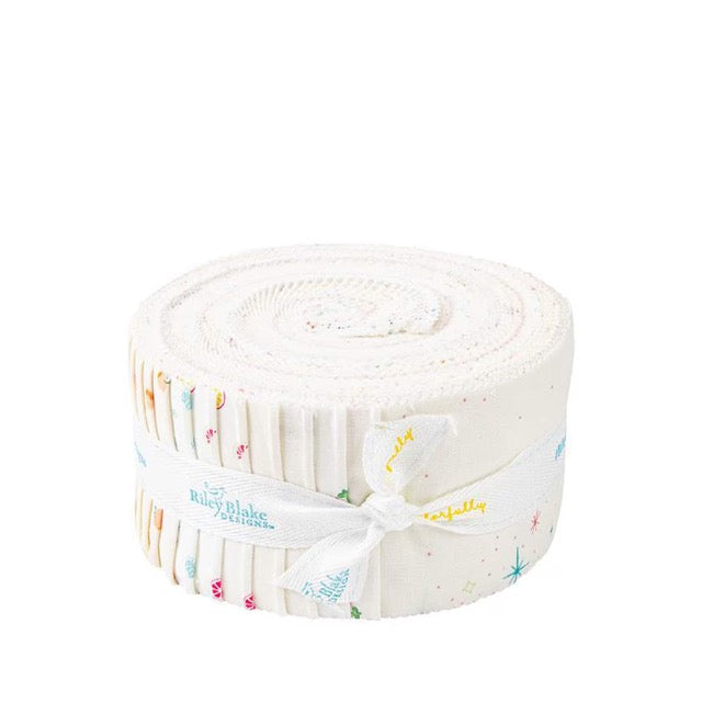 Low Volume Quilt Fabric Jelly Roll Riley Blake - Hush Hush 4