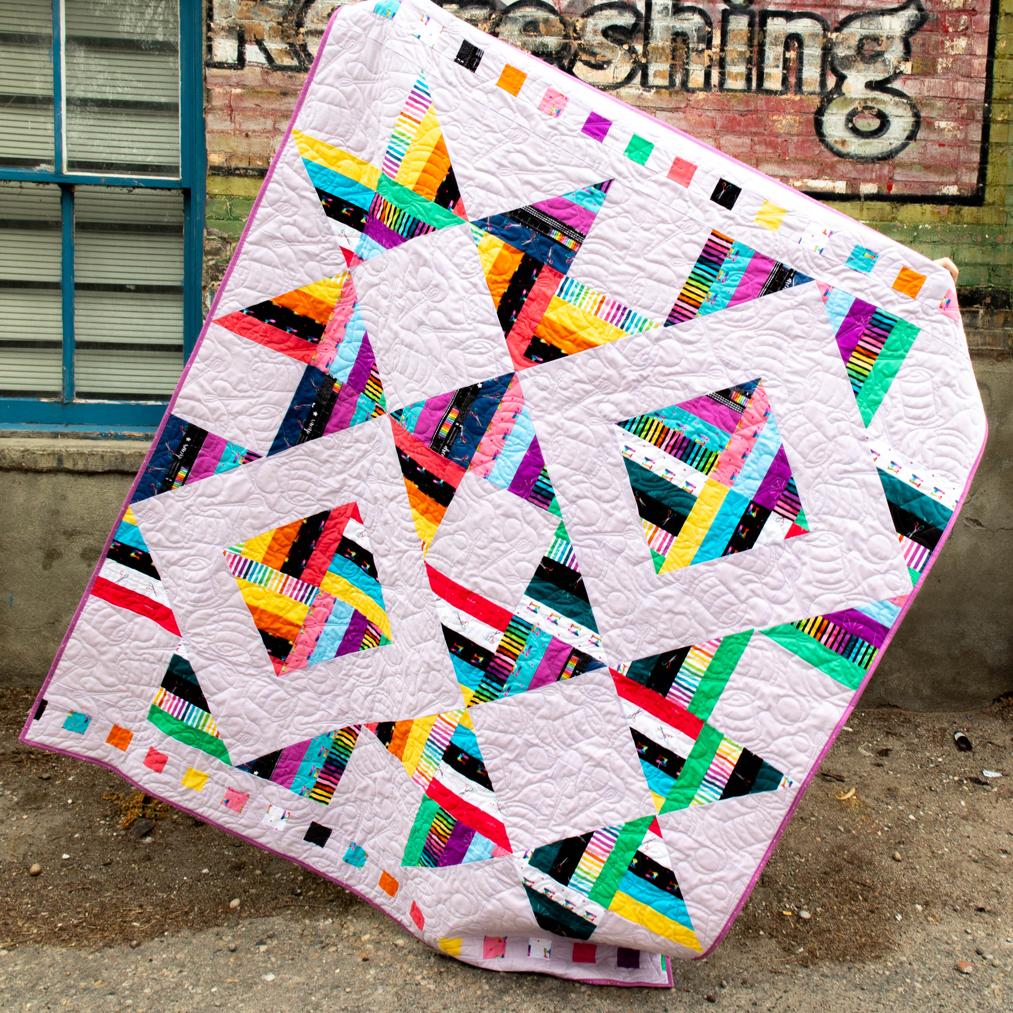 Jelly Roll Quilt Kit - 3 Different Colorways!