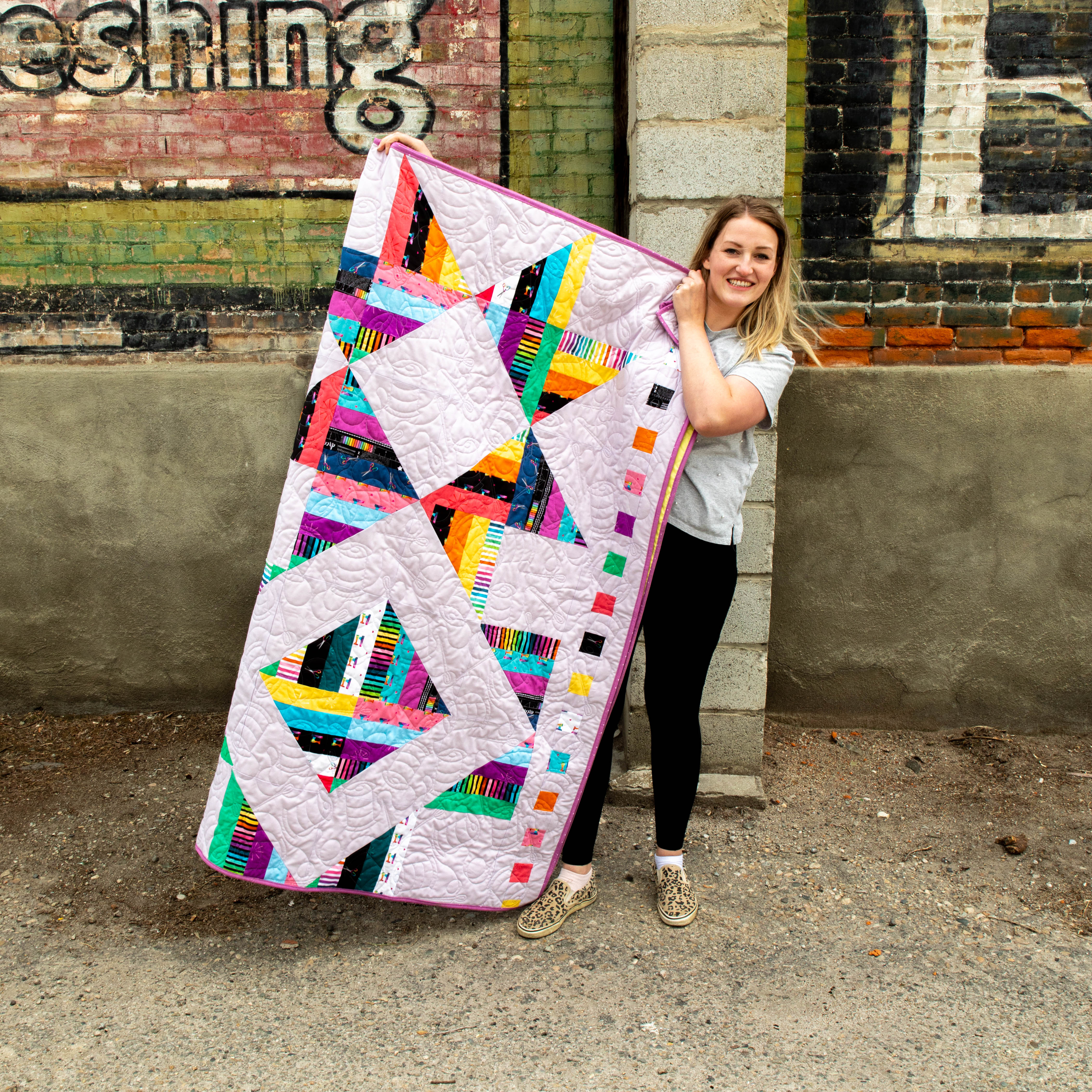 Jelly Roll Quilt Kit - 3 Different Colorways!