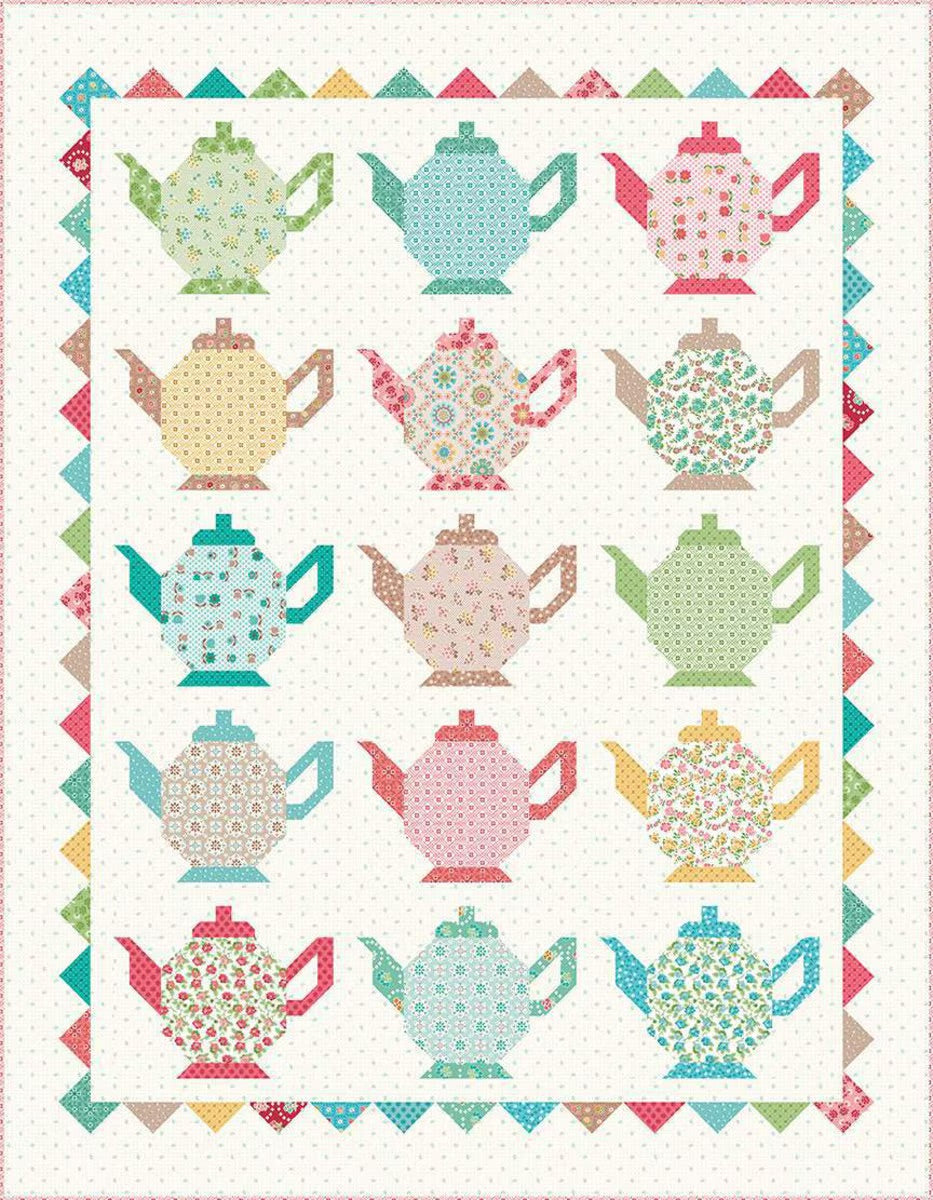 Granny's Teapot Quilt Pattern by Lori Holt of Bee in my Bonnet