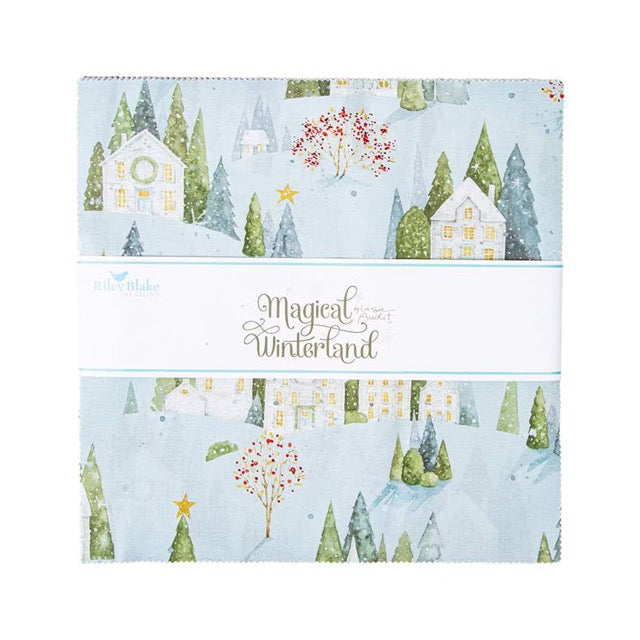 Magical Winterland 10 inch squares Riley Blake