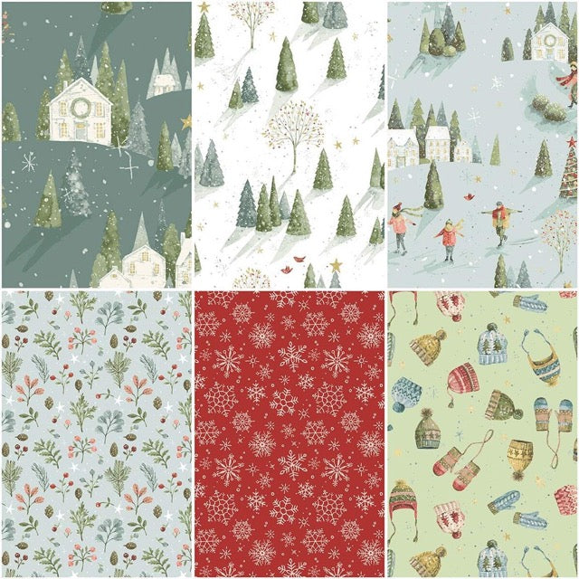 Magical Winterland 10 inch squares Riley Blake