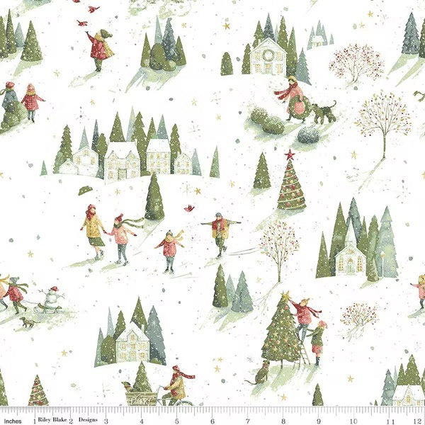 Magical Winterland 10 inch squares Riley Blake