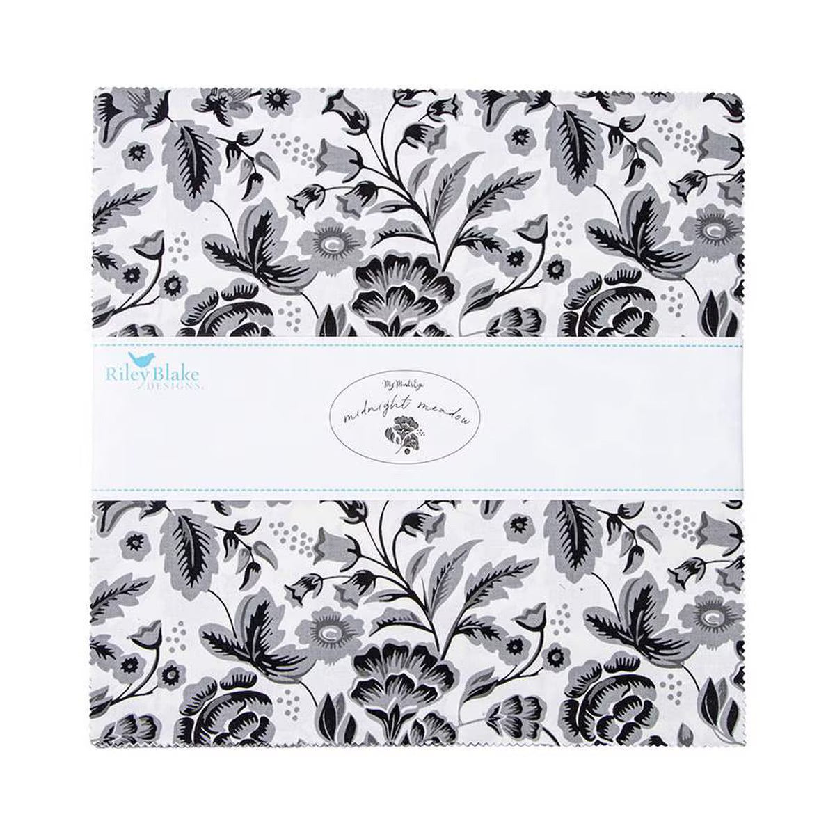 Midnight Meadow 10 inch Squares Riley Blake