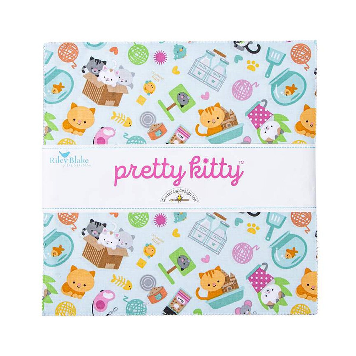 Pretty Kitty Layer Cake 10 inch square pack