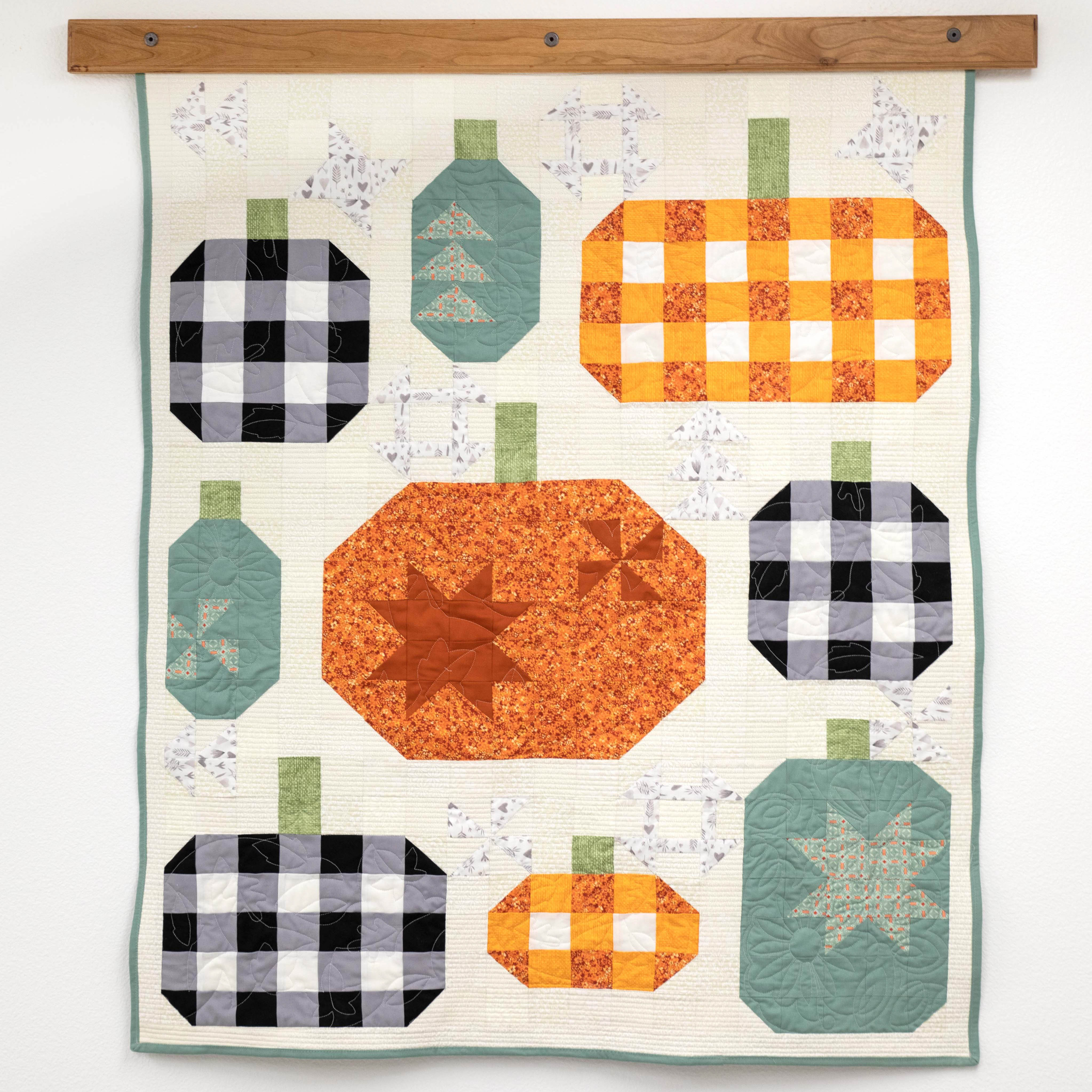 Pumpkin Patchwork Quilt Kit