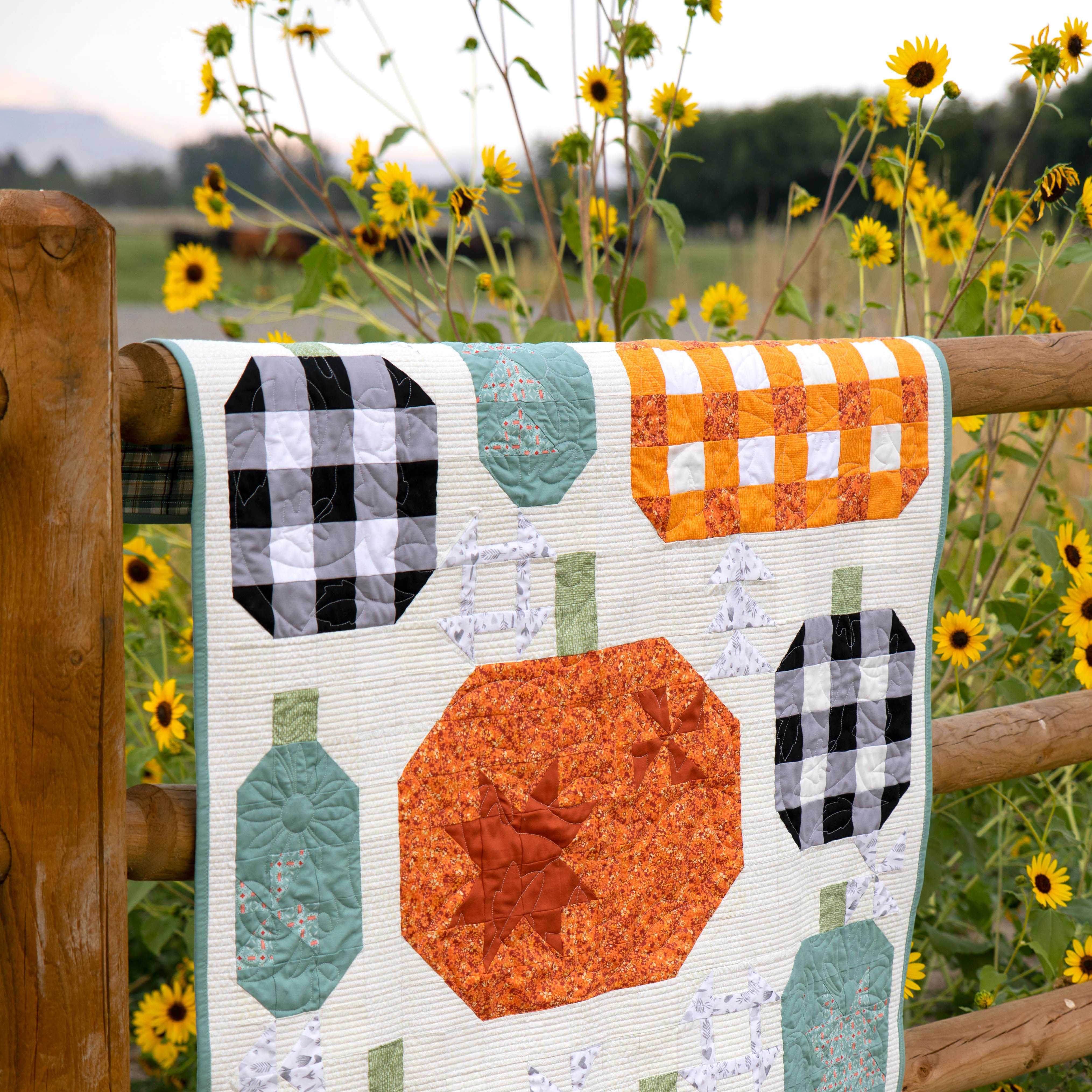 Pumpkin Patchwork Quilt Kit