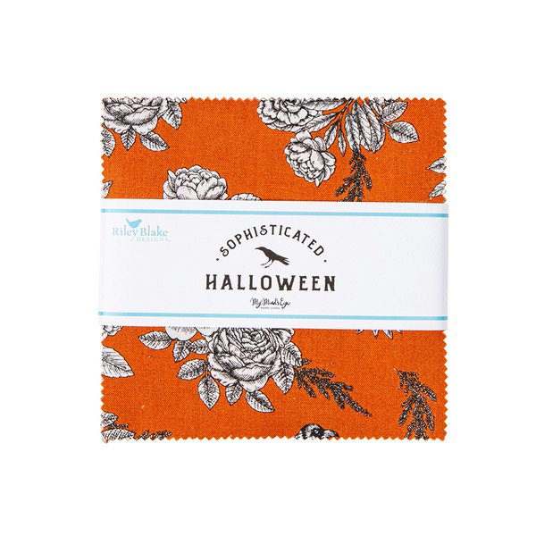 Sophisticated Halloween 10 inch squares by Riley Blake