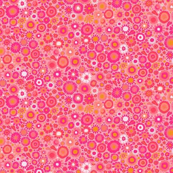 Sun Print Taffy by Allison Glass pink and orange