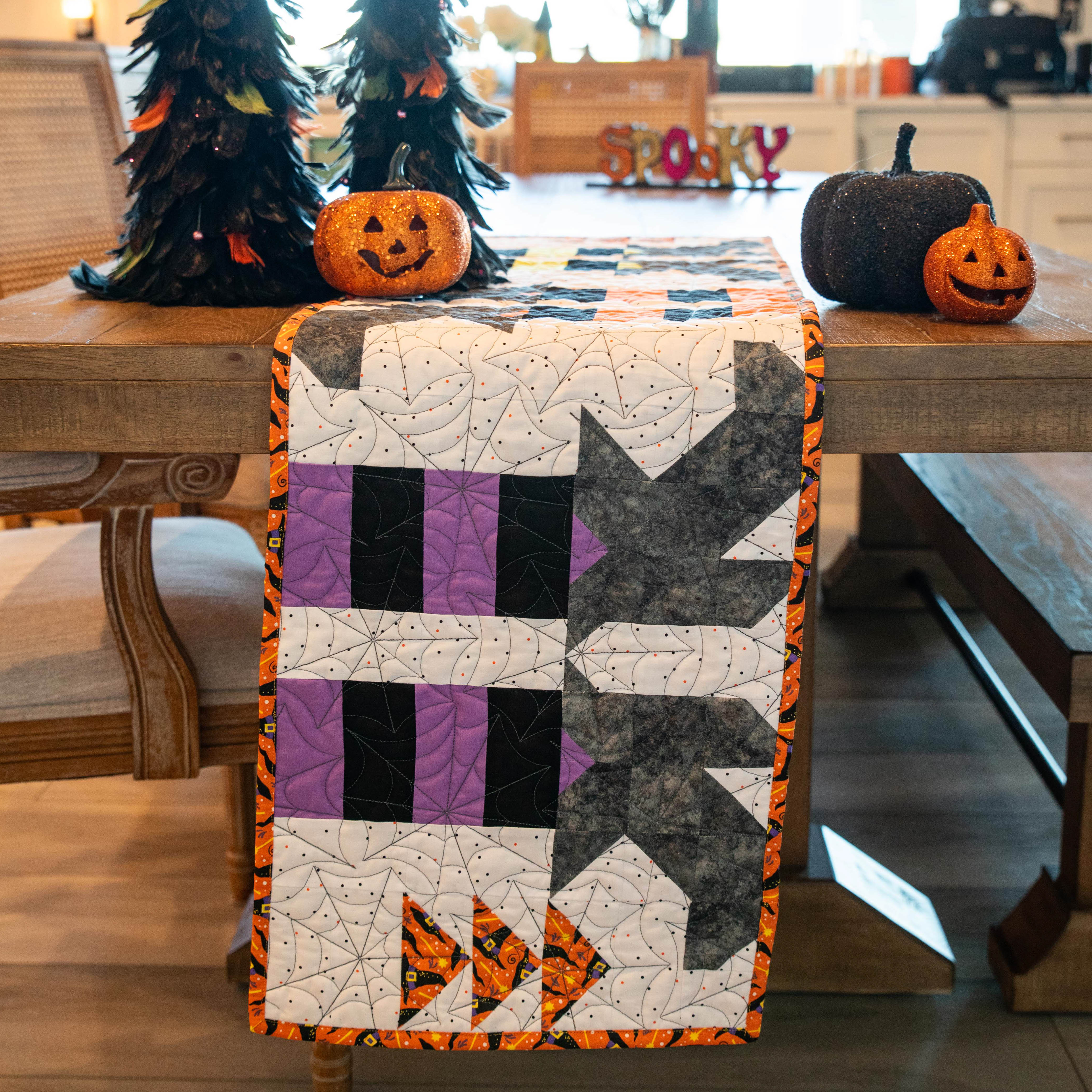 Witches Feet Table Runner Precut Quilt Kit