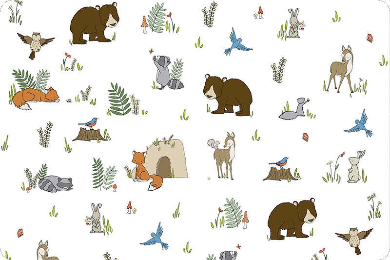 Woodland Pals Animal Minky - 60" wide